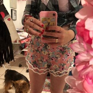 LF floral shorts
